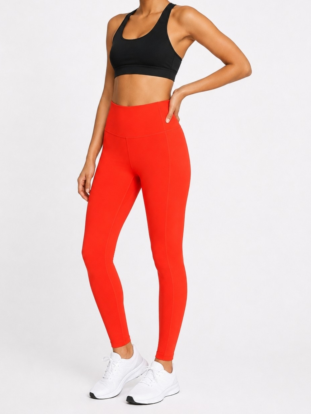 * Victoria's Secret Women's Knockout Tight Workout Leggings Orange Size XL